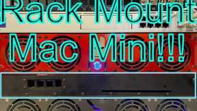 The Mac Rack a mostly 3D Printed Mac Mini Rack mount!