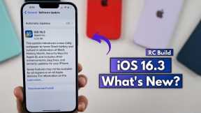 iOS 16.3 RC Released | What's New?