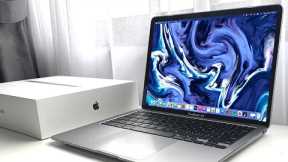 🌊✨ Unboxing MacBook Air M1 Space Grey 256gb in 2021! 💻