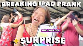 BREAKING IPAD PRANK + SURPRISE! | THE AGUINALDOS