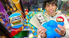 I Made a HUGE Profit at the Claw Machine Winning NFL Squishy Toys!