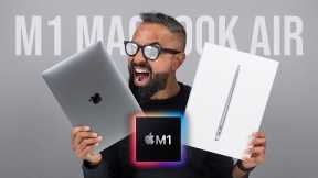 NEW M1 MacBook Air UNBOXING and First Impressions!
