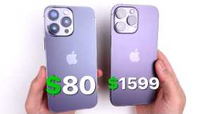 $80 Fake iPhone 14 Pro Max VS Original