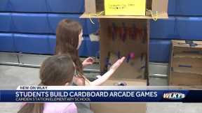 Oldham County 4th graders build cardboard arcade games