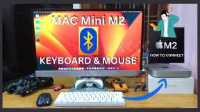 HOW TO CONNECT WIRELESS KEYBOARD AND MOUSE TO MAC MINI M2 IN STARTUP SETUP (Step by Step Full Setup)