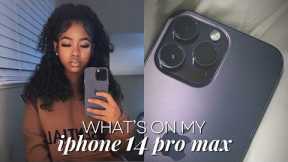 WHAT’S ON MY IPHONE 14 PRO MAX | *ios 16*