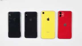iPhone X Vs iPhone Xs Vs iPhone Xr Vs iPhone 11 | SPEED TEST