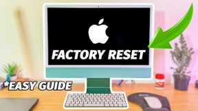 HOW TO FACTORY RESET AN APPLE IMAC IN 2023 | Easy Tutorial with Subtitles