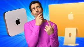 SHOULD YOU GET the M1 iMac or BUY a Mac Mini?