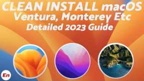 How to Fresh or CLEAN Install macOS (Ventura, Monterey, Big Sur, Catalina Etc) From USB (2023 Guide)