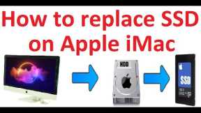 How to replace SSD on Apple iMac A1419