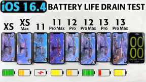 iOS 16.4 Battery DRAIN TEST - XS vs XS Max / 11 / 11 Pro Max / 12 Pro / 12 Pro Max,13 Pro,13 Pro Max