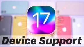 iOS 17 Device Support - Will Your iPhone Support iOS 17 ???