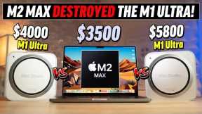 M2 Max vs M1 Ultra after 1 Month! The END of Mac Studio!?