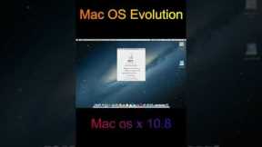 Evolution of macOS @Apple