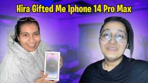 Hira Gifted Me Iphone 14 Pro Max | Bohat Ganda Wala Prank Ho Gaya Mere Sath | @hina_the_javed