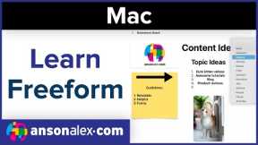 How to Use Apple Freeform for Mac | Tutorial (2023)