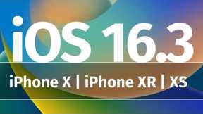 How to Update to IOS 16.3 iPhone X iPhone XR iPhone XS iPhone XS Max