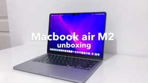 Macbook air M2 unboxing! (2023) 📦💻