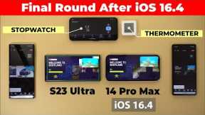iPhone 14 Pro Max vs S23 Ultra - Speed, Battery & Thermal Test (Final Round After iOS 16.4)