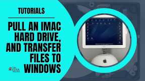 How To Open an Apple iMac G4 15-inch Flat Panel - Take Out Drive - Read and Convert It Windows 10/11