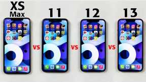 iPhone XS Max vs iPhone 11 vs iPhone 12 vs iPhone 13 SPEED TEST in 2023!