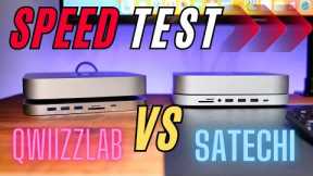 Disk Speed Test! Qwiizlab vs Satechi Hub for MacMini?