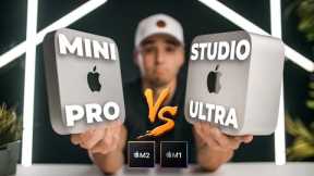 $1,900 Mac Mini Pro M2 vs $6,000 Mac Studio Ultra M1 // Video Editing Comparison