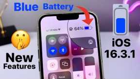 iOS 16.3.1 - Enable Blue Battery icon colour on any iPhone