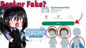 Gacha Snow is out!?! Real or fake 🤥🤫 | A mod for ios + Leaks