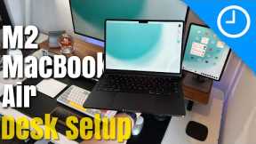 M2 MacBook Air Desk Setup | Must Have Desk Accessories (2023)!