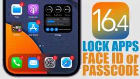 iOS 16.4 - You Can Now Easily LOCK Apps with FACE ID or PASSCODE !