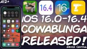 iOS 16 - 16.4 Big Jailbreak News: COWABUNGA Lite For iOS 16.2 - 16.4 TWEAKS Without Jailbreak (A12+)