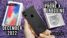 iPhone X Unboxing In 2022 | iPhone X Black 256GB