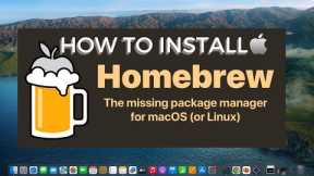 How to install Homebrew in MAC || Install brew in macOS @codecadence06