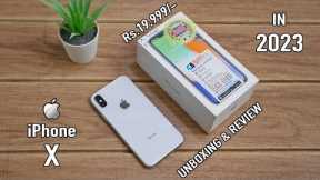 iPhone X Unboxing in 2023 🔥 REVIEW | Buying iPhone X In 2023 Worth It | Hindi