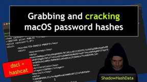 Grabbing and cracking macOS password hashes (with dscl and hashcat)