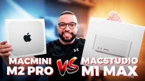Mac mini M2 Pro vs Mac Studio M1 Max! Qual ESCOLHER? Comparativo final!