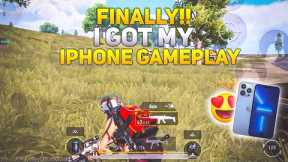 Finally!!😱 I Got My First iPhone Gameplay | iPhone 12 Max Graphics BGMI & PUBG Gameplay