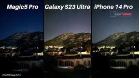 Magic5 Pro Vs Galaxy S23 Ultra Vs iPhone 14 Pro Camera Comparison