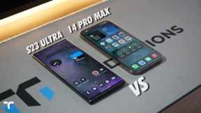 Samsung Galaxy S23 Ultra VS iPhone 14 Pro Max: The Flagship Battle!