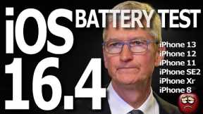 iOS 16.4 Battery Life / Battery Drain / Battery Performance Test.