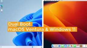 How to Dual Boot macOS 13 & Windows 11