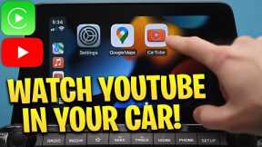 How to watch YouTube in ANY Car 🚗Apple CarPlay iOS 16 - NO JAILBREAK REQUIRED - CarTube