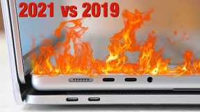 2021 M1 Max MacBook Pro Review (vs 2019 Intel)