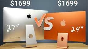 M1 iMac Mid-range vs 2020 iMac for SAME PRICE! 24 vs 27