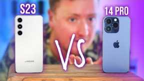 Samsung Galaxy S23 vs iPhone 14 Pro: Best Small Phone?!? 😲