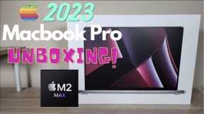 16 MacBook Pro M2 Max (2023) Space Gray  | Unboxing | Aesthetic