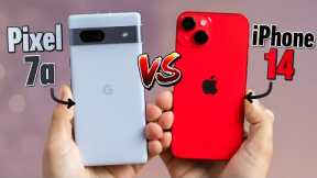 Pixel 7a vs iPhone 14 - Has Google FINALLY Caught Up?!