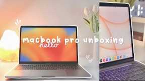 macbook pro m2, 13-inch (space gray) | unboxing 💻
